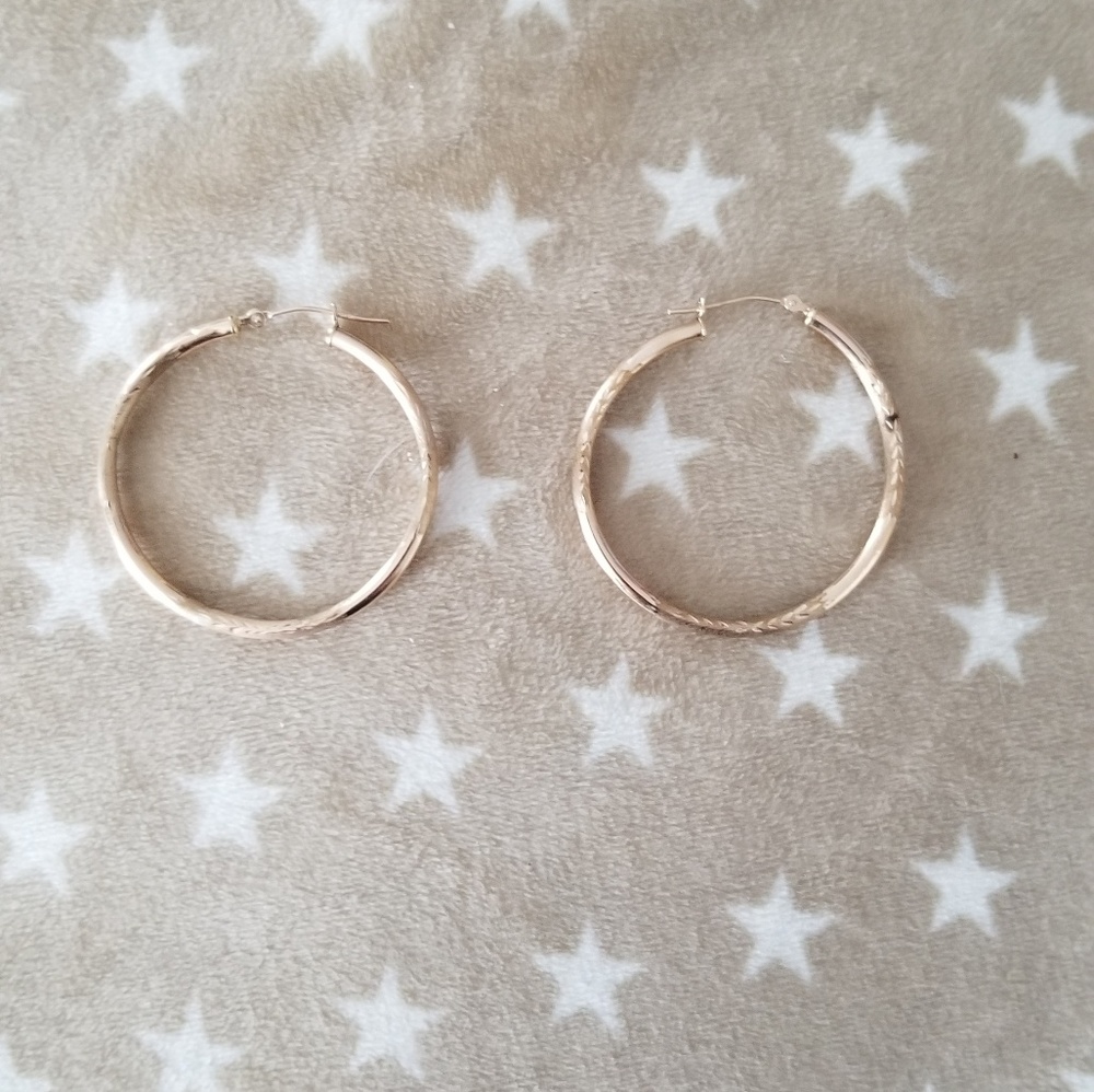 10k hoop earrings